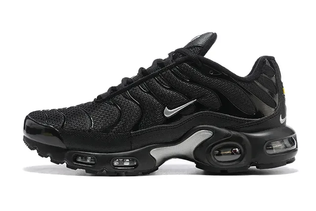 Nike Air Max Plus Black Silver Lifestyle Sneakers 16