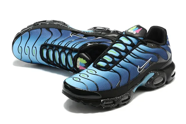 Nike Air Max Plus Black Silver Lifestyle Sneakers 21