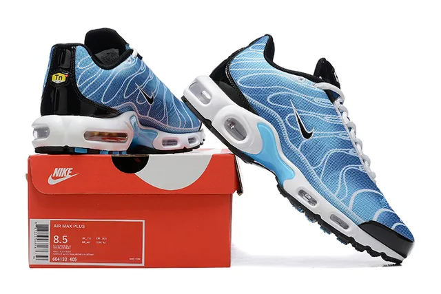 Nike Air Max Plus Blue Wave Lifestyle Sneakers 6