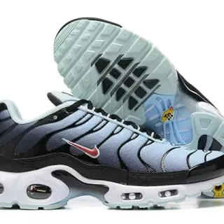 Nike Air Max Plus Light Blue Black White Lifestyle Sneakers