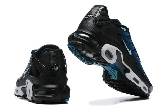 Nike Air Max Plus Light Blue Black White Lifestyle Sneakers 2