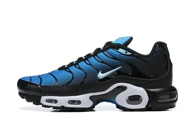 Nike Air Max Plus Light Blue Black White Lifestyle Sneakers 4