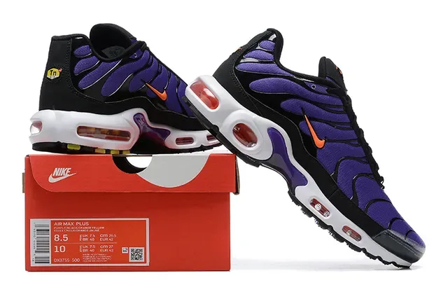 Nike Air Max Plus Light Blue Black White Lifestyle Sneakers 19