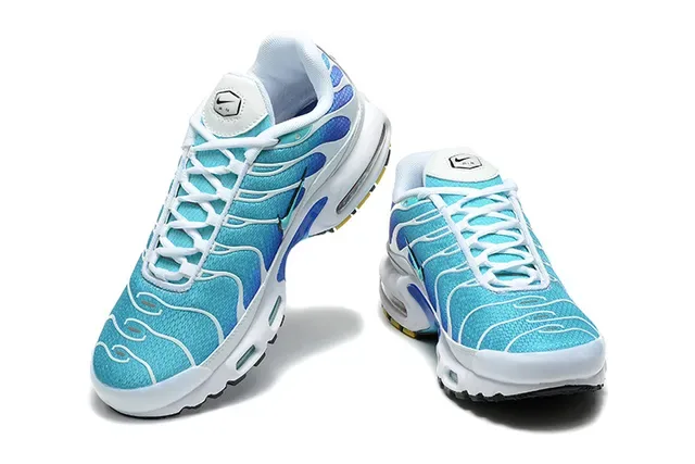 Nike Air Max Plus White Black Teal Lifestyle Sneakers 9
