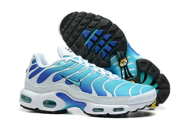 Nike Air Max Plus White Black Teal Lifestyle Sneakers 10