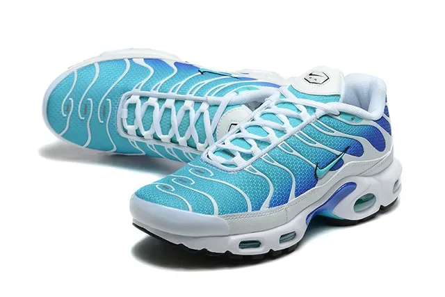 Nike Air Max Plus White Black Teal Lifestyle Sneakers 11