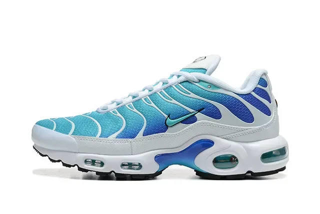 Nike Air Max Plus White Black Teal Lifestyle Sneakers 12