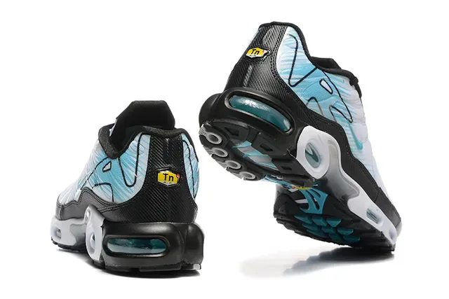 Nike Air Max Plus White Black Teal Lifestyle Sneakers 17