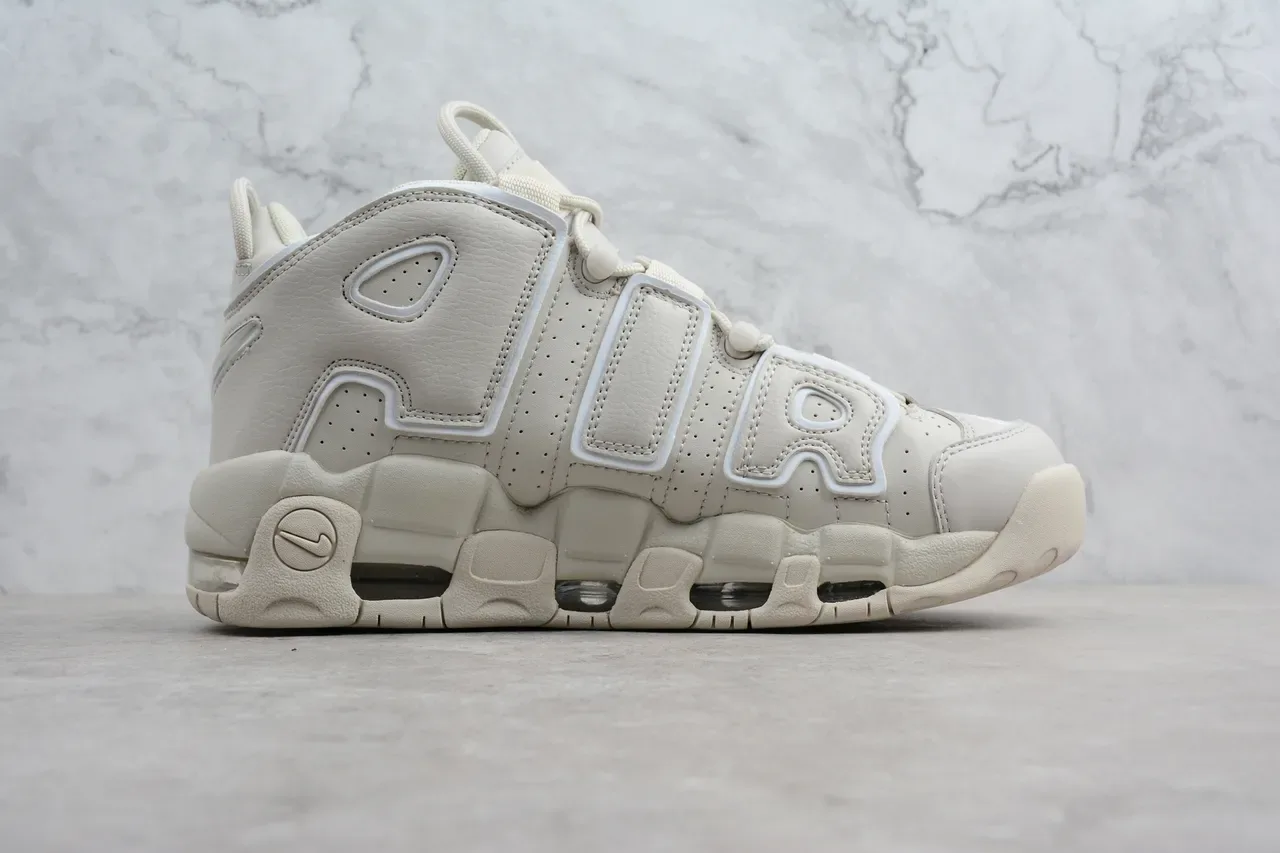 Nike Air More Uptempo Off-White Chaussures de basket en cuir 8
