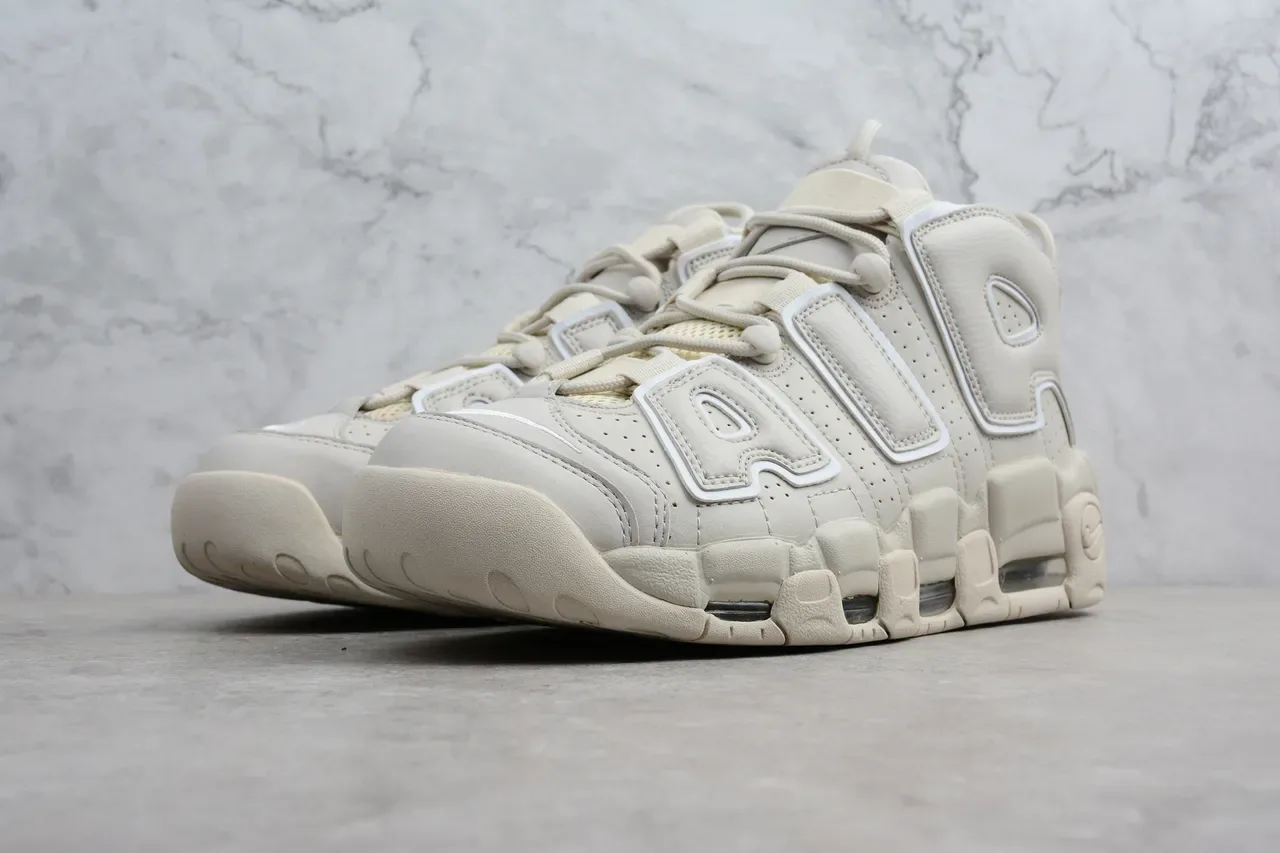 Nike Air More Uptempo Off-White Chaussures de basket en cuir 9