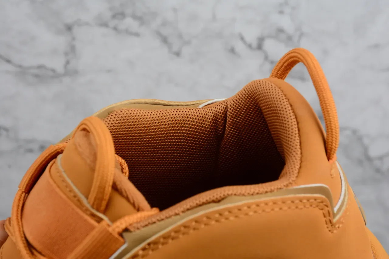 Nike Air More Uptempo Tan Leather Basketball Shoes 2
