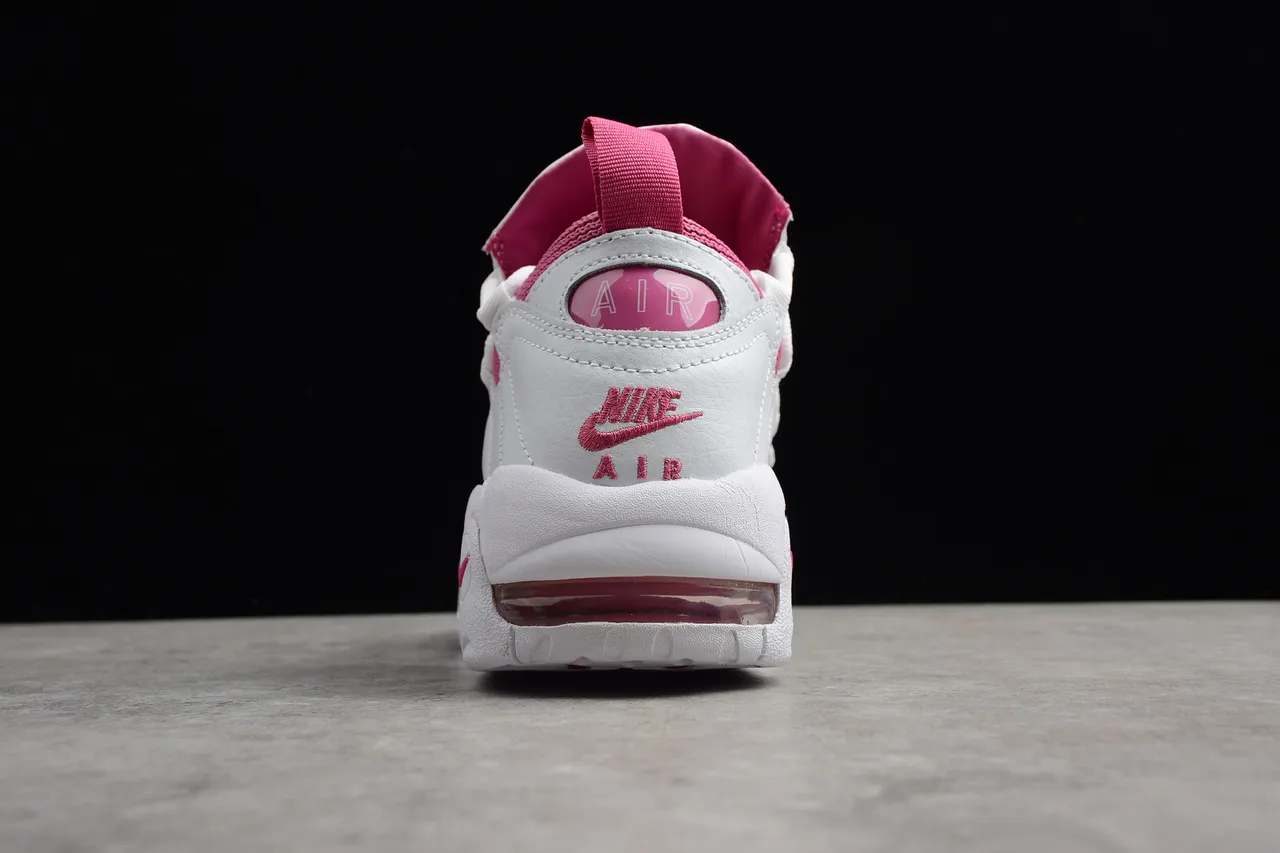 Nike Air More Uptempo White Pink Lifestyle Sneakers 9