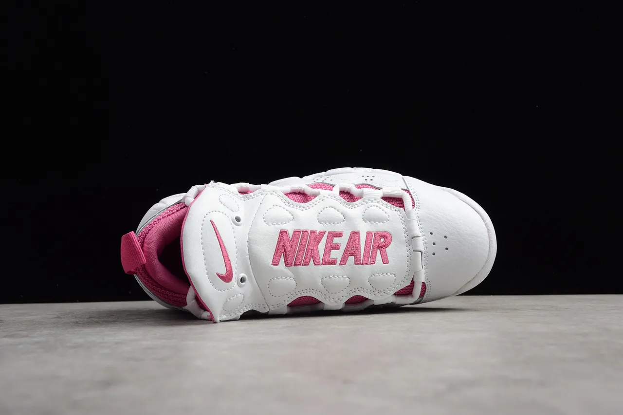 Nike Air More Uptempo White Pink Lifestyle Sneakers 11