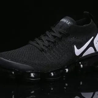 Nike Air VaporMax Flyknit Black and White Lifestyle Sneakers