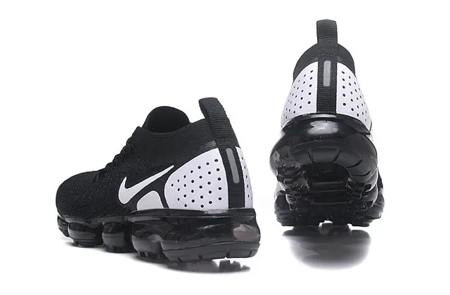 Nike Air VaporMax Flyknit Black and White Lifestyle Sneakers 3