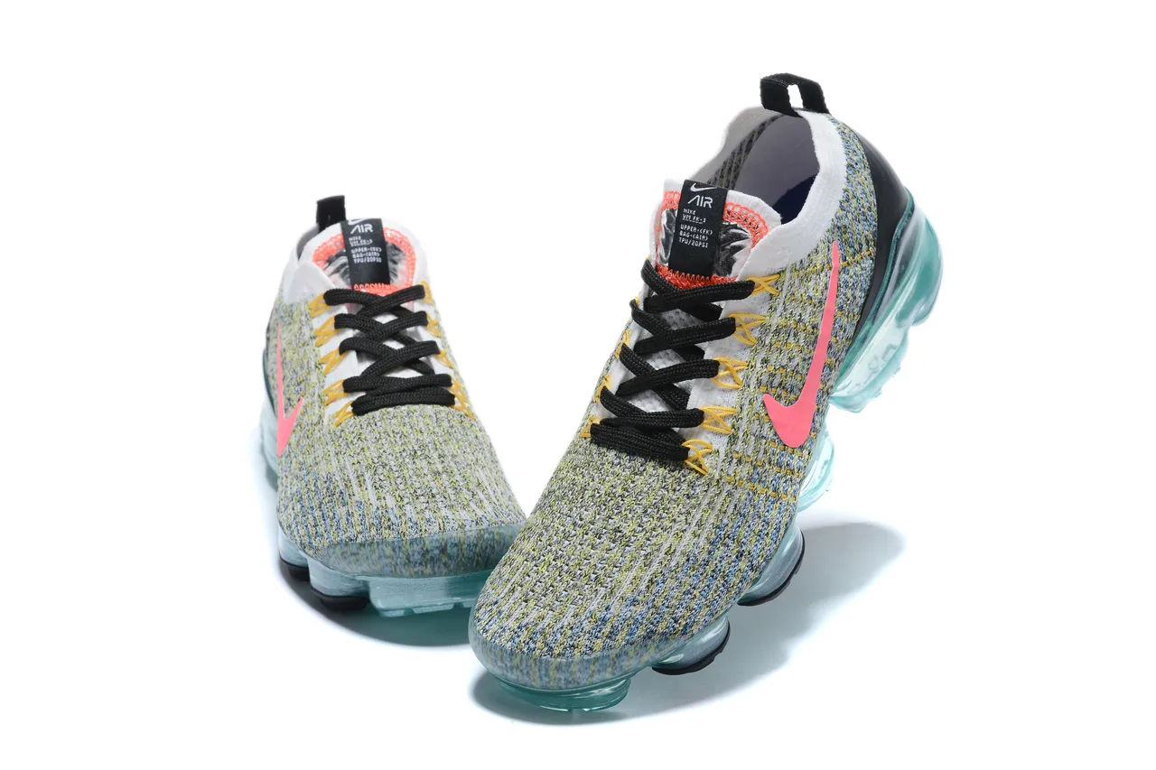Nike Air VaporMax Flyknit Multicolor Knit Lifestyle Sneakers 2