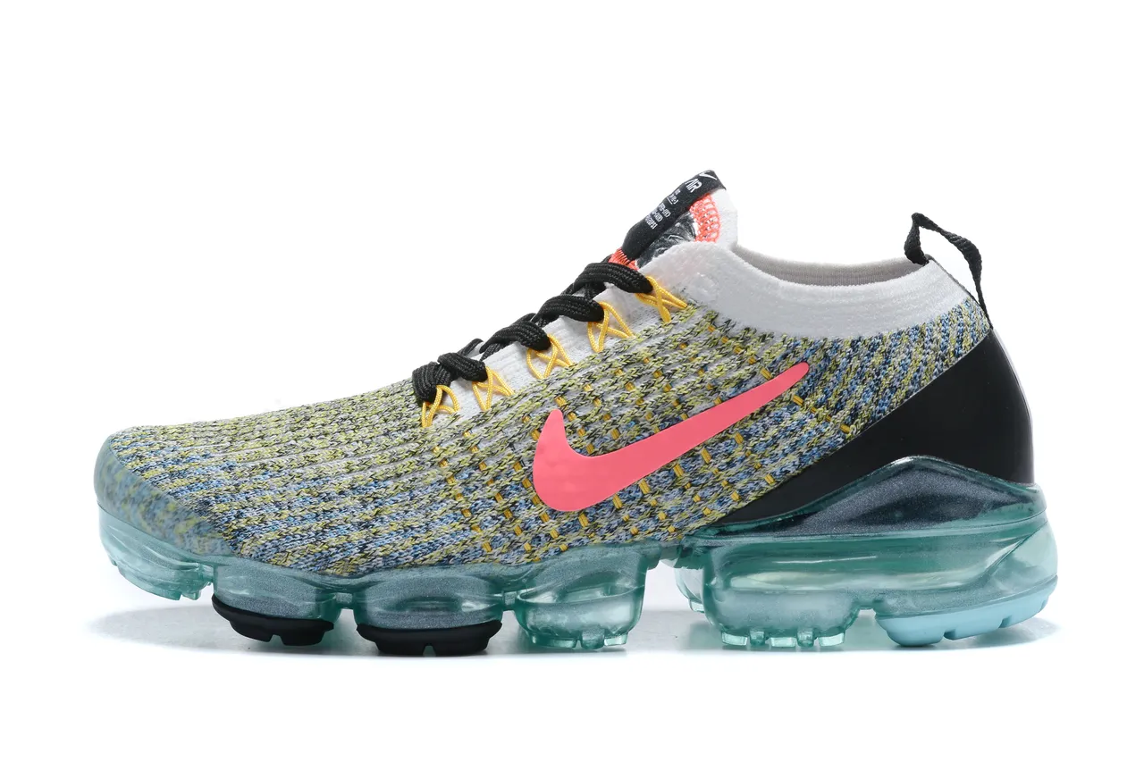 Nike Air VaporMax Flyknit Multicolor Knit Lifestyle Sneakers 6
