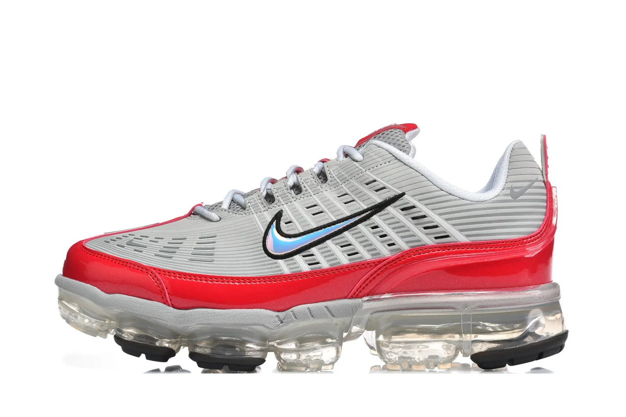 Nike Air VaporMax Plus Gray Red Translucent Lifestyle Sneakers 7
