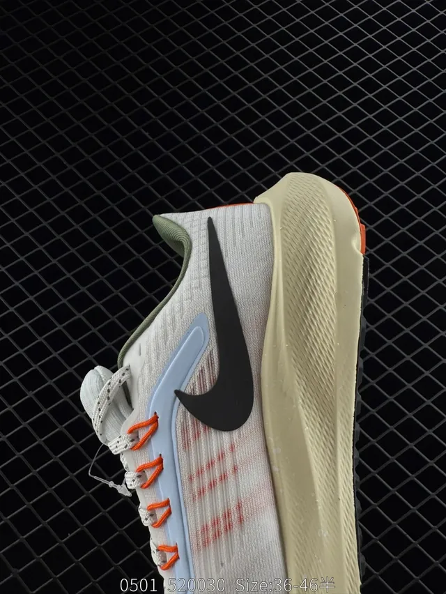 Nike Air Zoom Pegasus 39 blanco negro naranja zapatos de correr 3