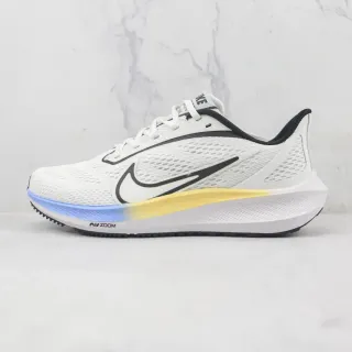 नाइके एयर ज़ूम पेगासस सफेद काला ब्रेथेबल इंजीनियर मेश अपर Swoosh ओवरले रनिंग जूते