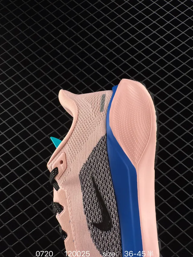 Nike Air Zoom Tênis de Corrida Rosa Preto e Azul 4