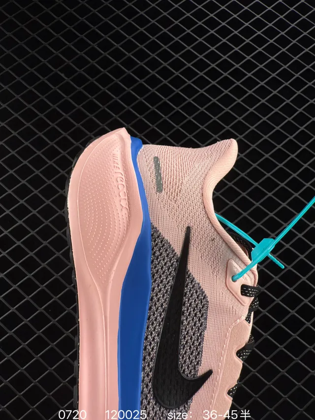 Nike Air Zoom Tênis de Corrida Rosa Preto e Azul 5