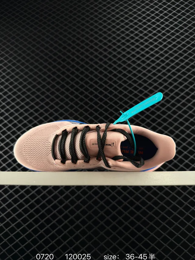 Nike Air Zoom Tênis de Corrida Rosa Preto e Azul 6