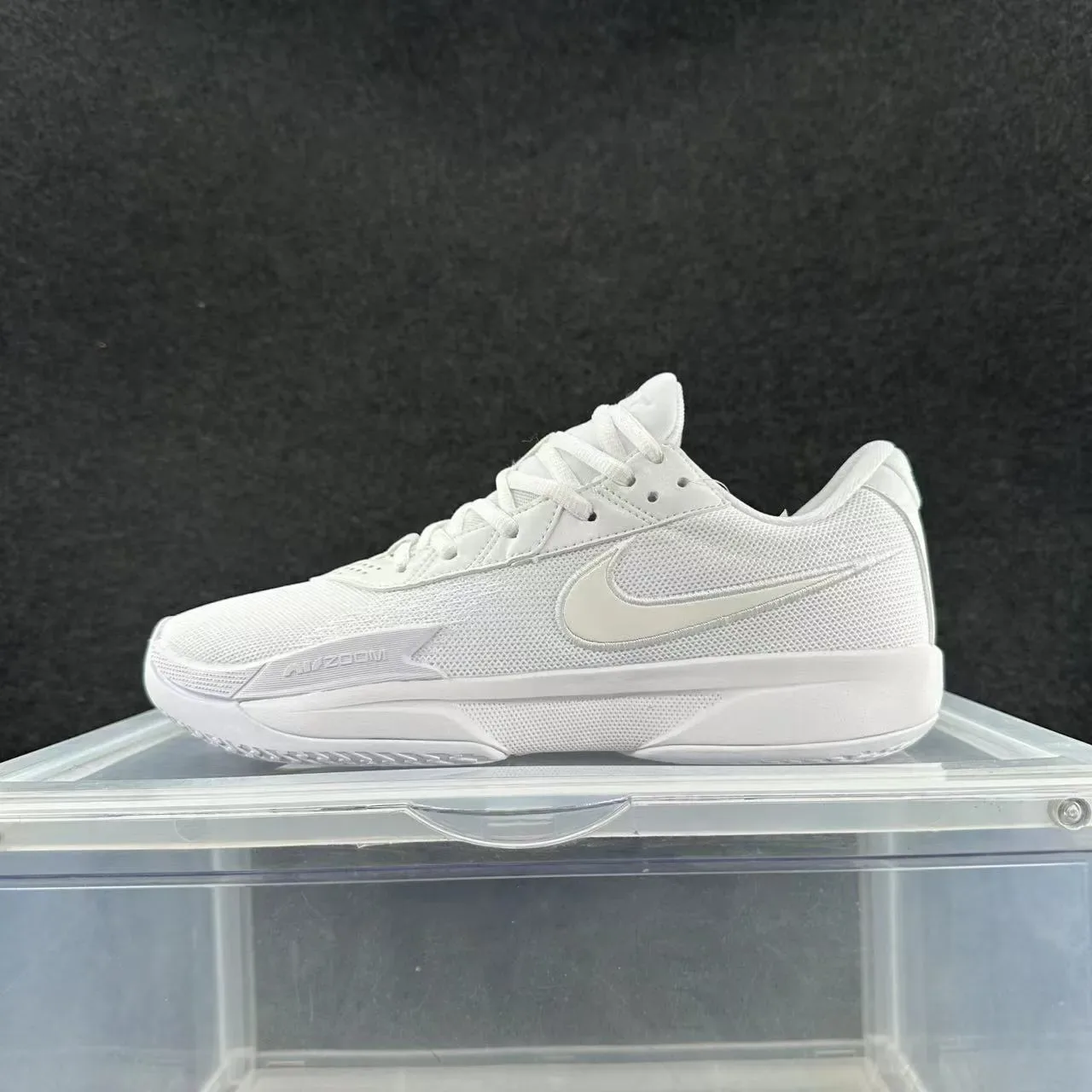 Nike Air Zoom White Mesh Low-Top Lifestyle Sneakers 2