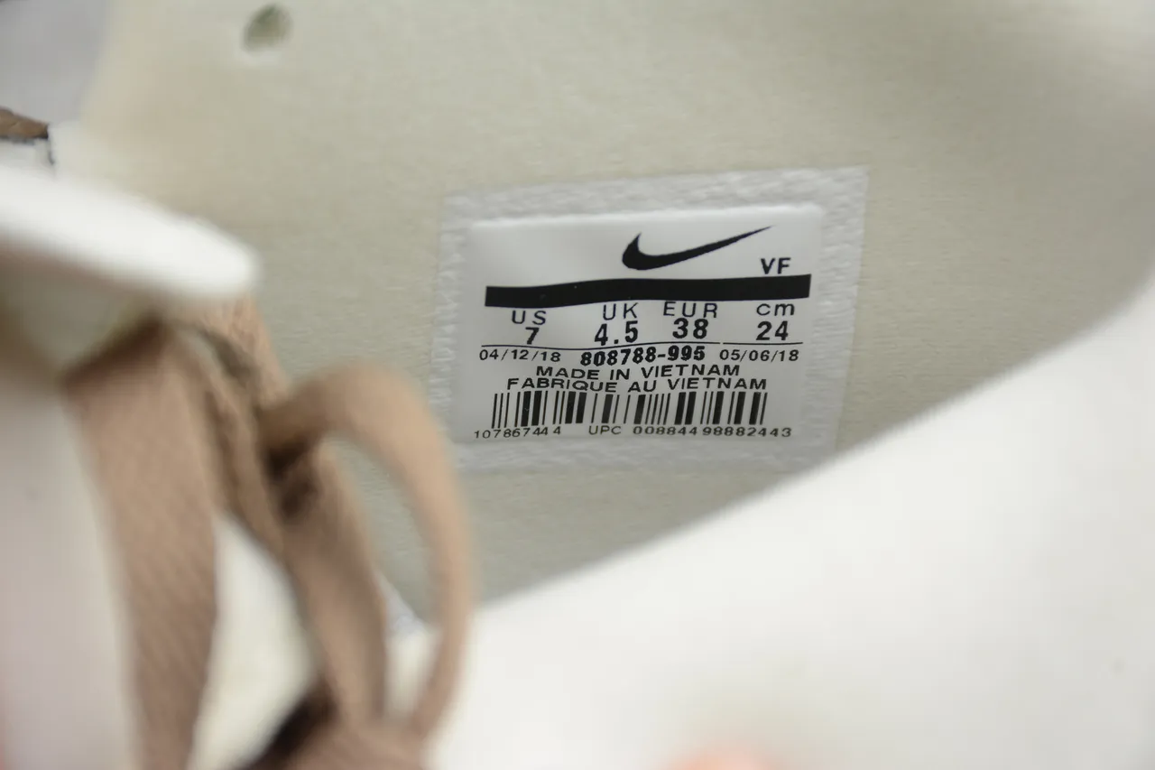 Nike Beige Brown High-Top Leather Upper Lifestyle Sneakers 11