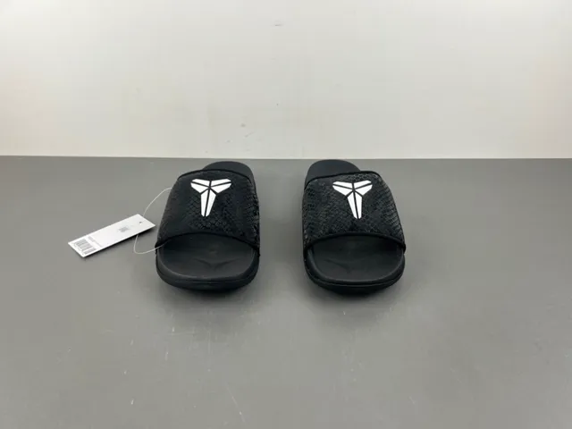 Nike Benassi JDI Kobe Snake-Print Black Slippers 8