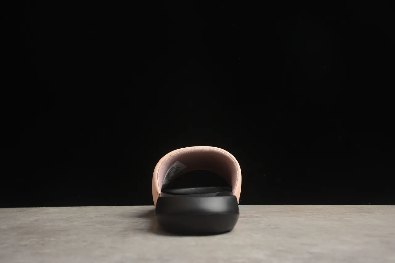 Nike Benassi Pink Beige Single-Strap Slide Molded Footbed Slippers 8