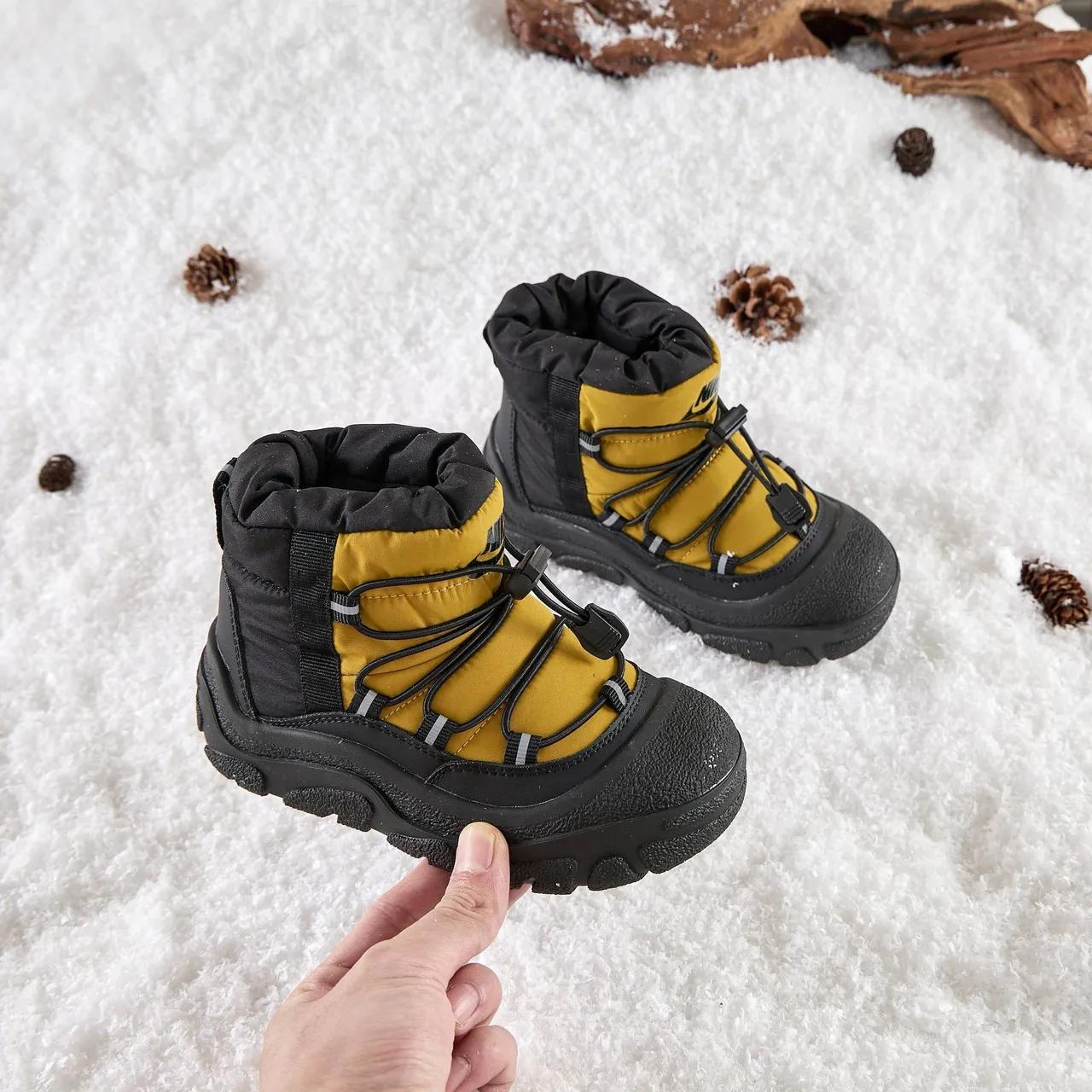 Nike Bottes de Neige Noires et Beiges Isolées Hautes avec Doublure Rembourrée 5