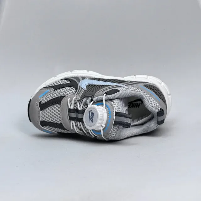 Nike Black Blue Layered Synthetic Cage Sculpted Wavy Midsole Lifestyle Sneakers 13
