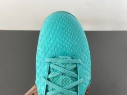 Nike Blue Brown Knit Upper Integrated Lacing Basketball Shoes 5