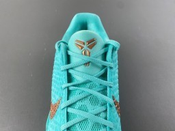 Nike Blue Brown Knit Upper Integrated Lacing Basketball Shoes 6