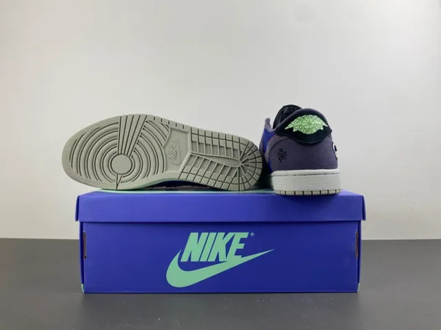 Nike Blue Purple Patchwork Canvas Embroidered Skull Detail Lifestyle Sneakers 16