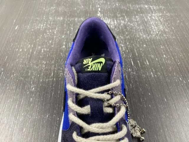 Nike Blue Purple Patchwork Upper Stitched Detailing Lifestyle Sneakers 8