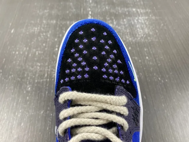 Nike Blue Purple Patchwork Upper Stitched Detailing Lifestyle Sneakers 9