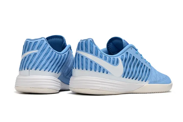 Nike Blue White Caged Ventilation Quilted Toe Box Sneakers 4