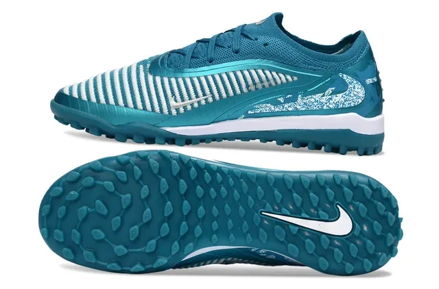 Nike أحذية كرة قدم تربة منخفضة المستوى أعلى صناعي إدخال مخطط من التريكو 6