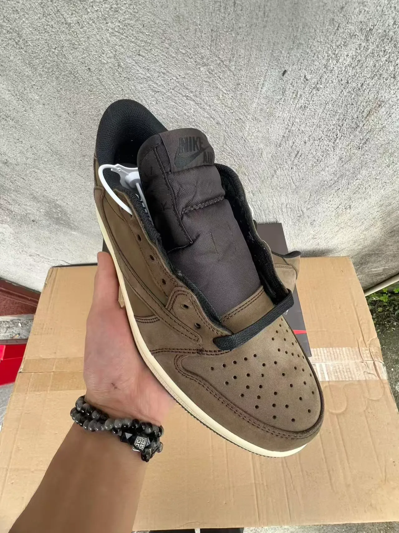 Nike Marrom Bege Camurça Low Top Lifestyle Sneakers 2