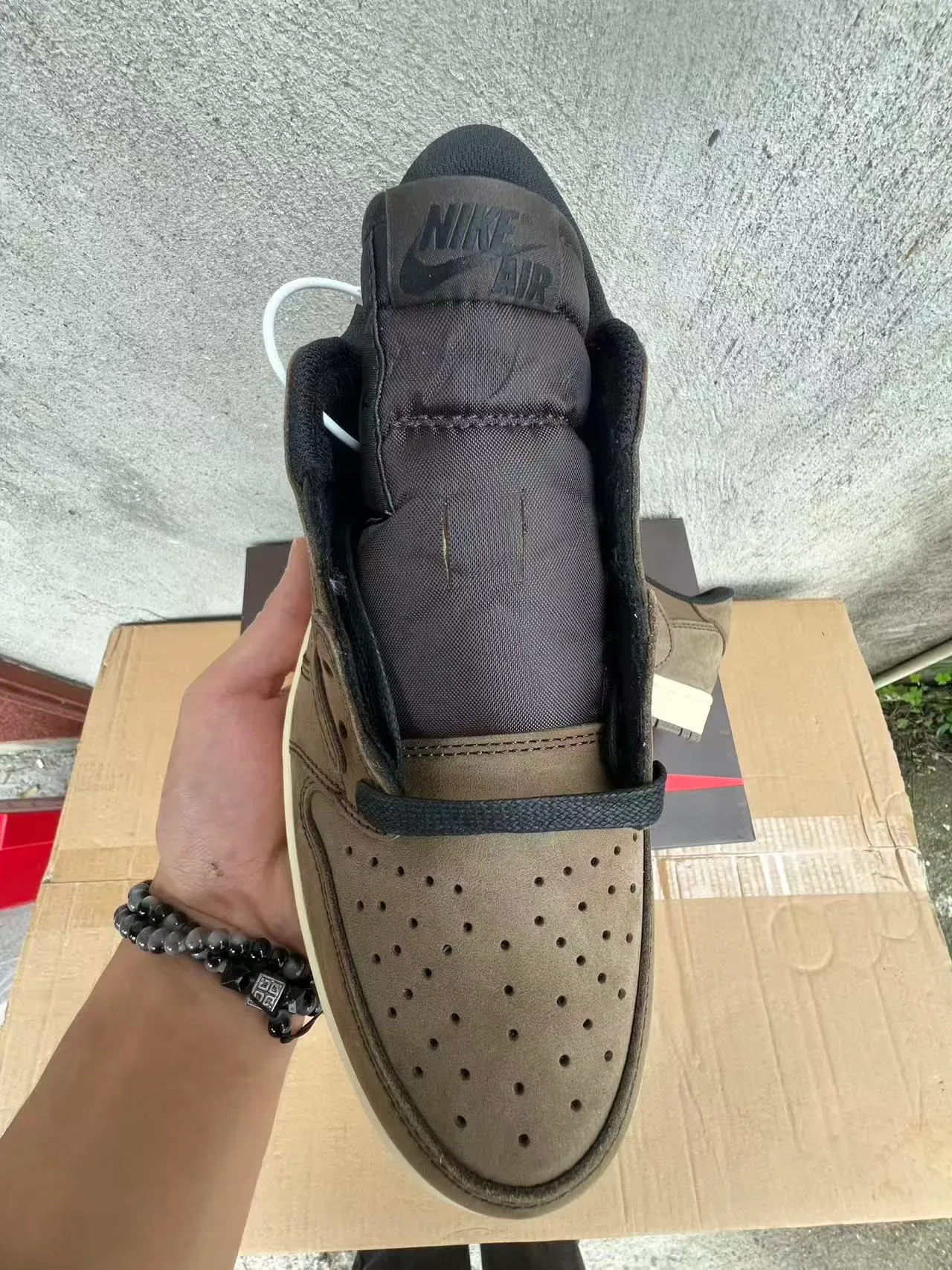 Nike Marrom Bege Camurça Low Top Lifestyle Sneakers 3