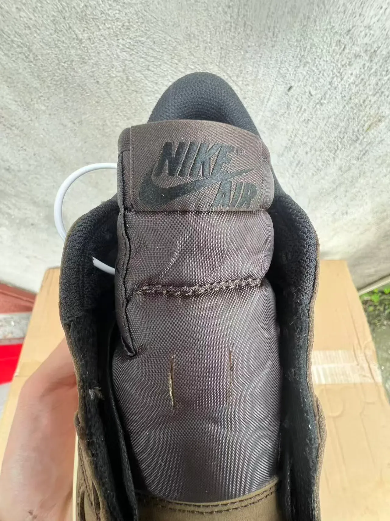 Nike Marrom Bege Camurça Low Top Lifestyle Sneakers 4