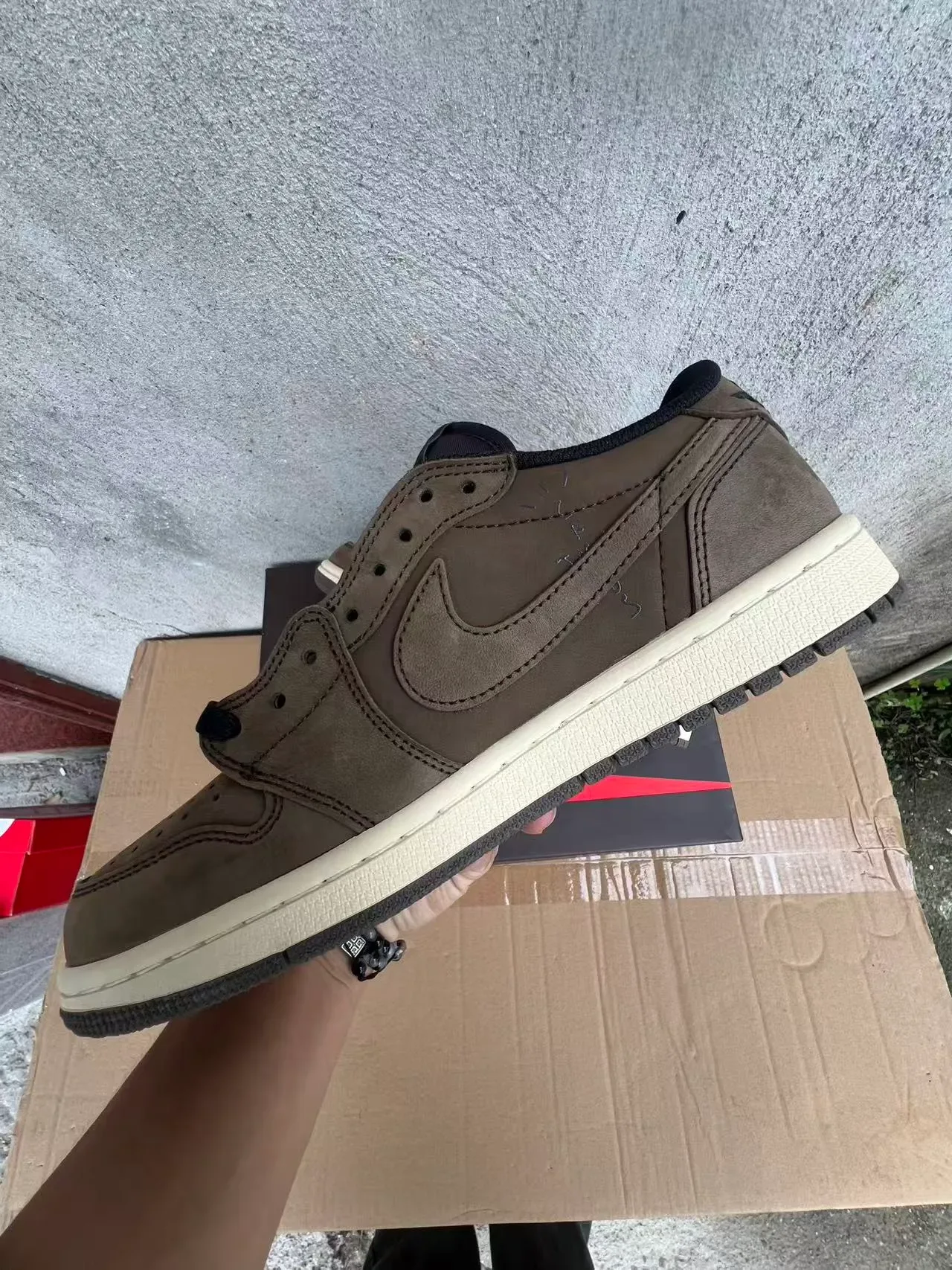 Nike Marrom Bege Camurça Low Top Lifestyle Sneakers 5