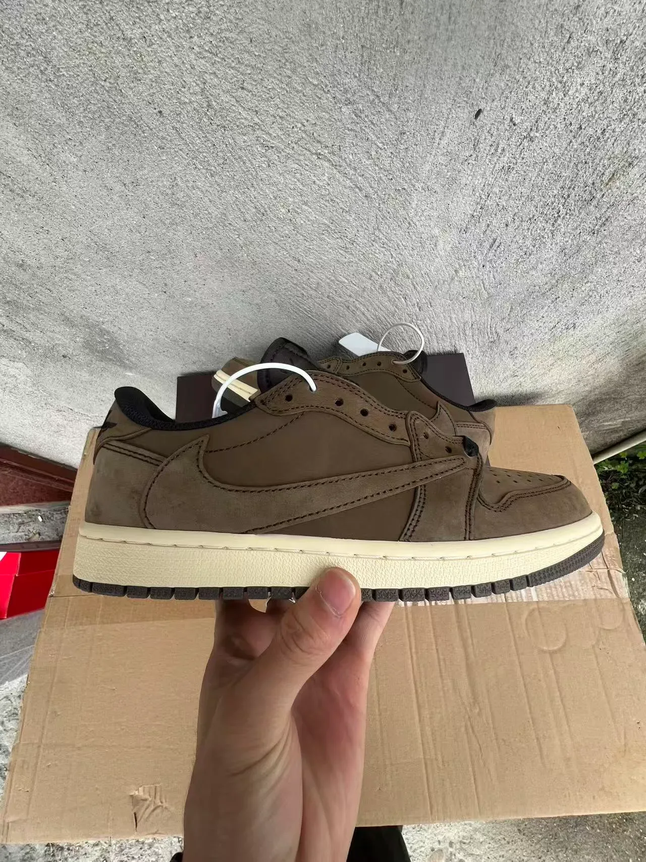 Nike Marrom Bege Camurça Low Top Lifestyle Sneakers 7