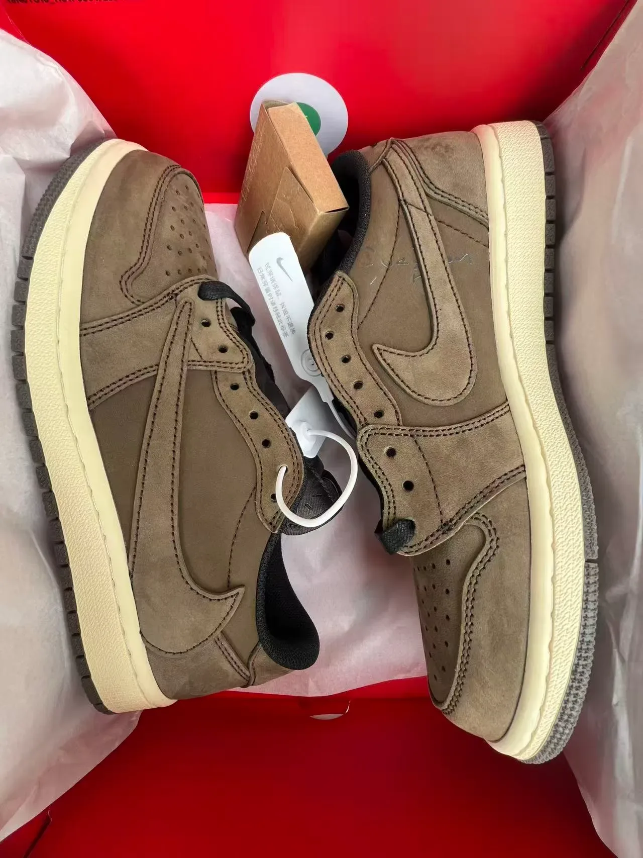 Nike Marrom Bege Camurça Low Top Lifestyle Sneakers 9
