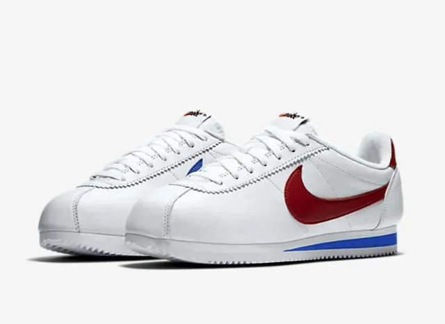 Nike Cortez White Red Blue Lifestyle Sneakers 2