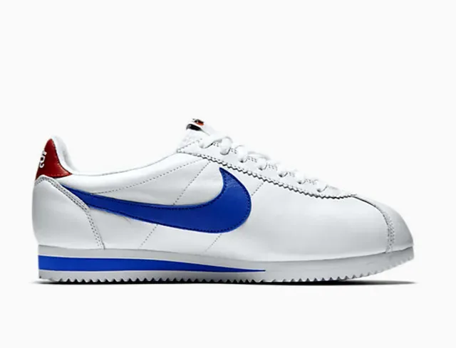 Nike Cortez White Red Blue Lifestyle Sneakers 3