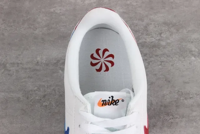 Nike Cortez White Red Blue Lifestyle Sneakers 8