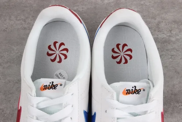 Nike Cortez White Red Blue Lifestyle Sneakers 9